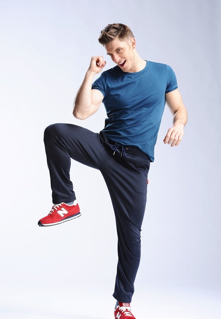 Men's Summer Elastic Waist Loose Sweat Pants