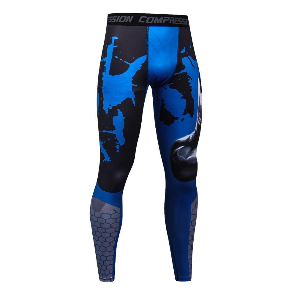 Men's Summer Compression Pants With Spiderman Print