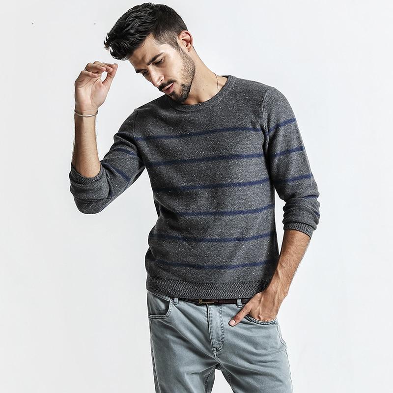 Men's Autumn O-Neck Knitted Pullover