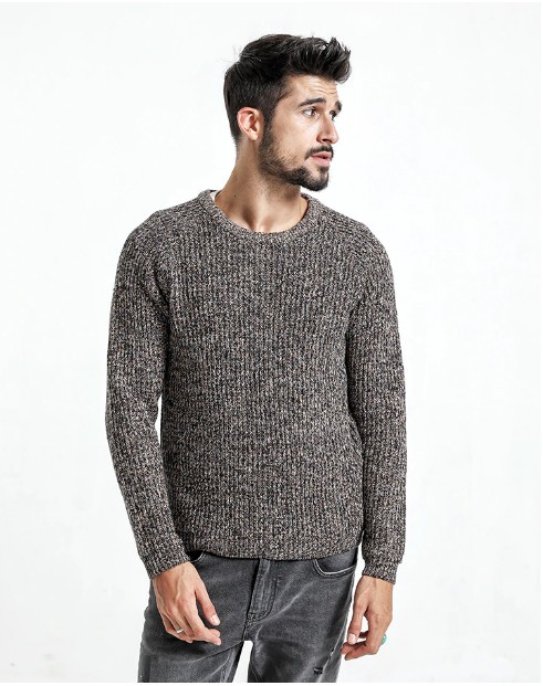 Men's Autumn Cotton Mix Wool Cashmere Pullover