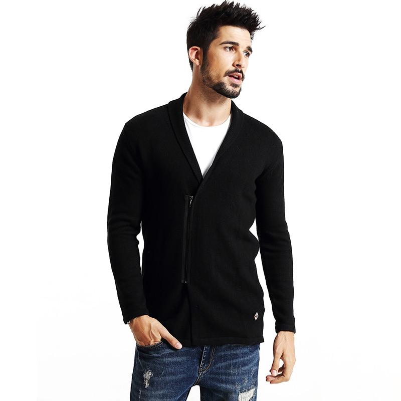 Men's Spring & Winter Long Cardigan With Zipper