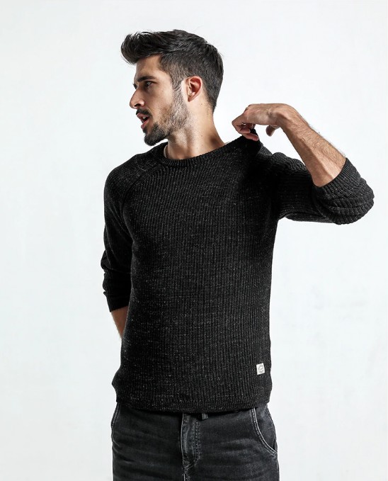 Men's Winter O-Neck Casual Plus Size Sweater